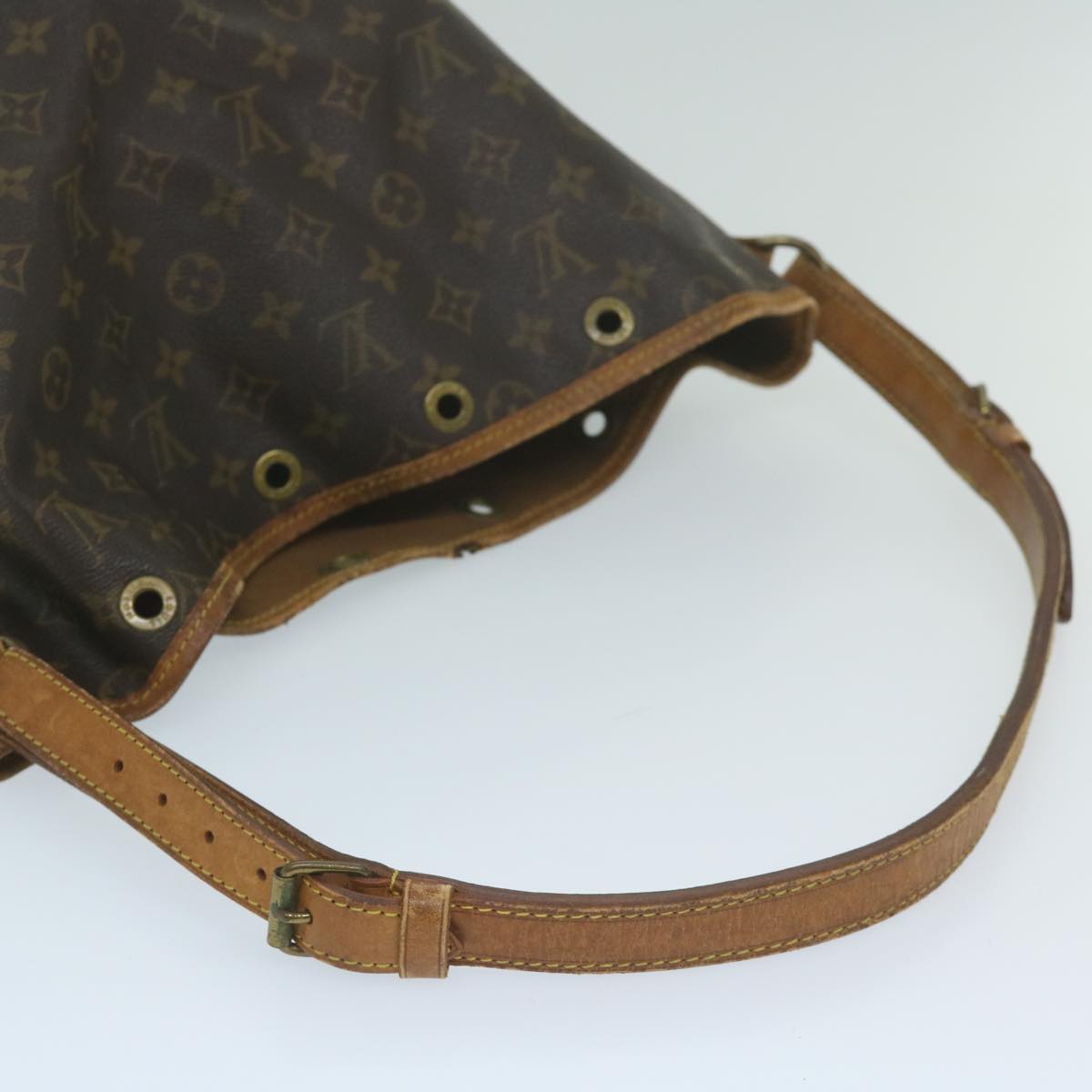 LOUIS VUITTON Monogram Noe Shoulder Bag M42224 LV Auth bs11345