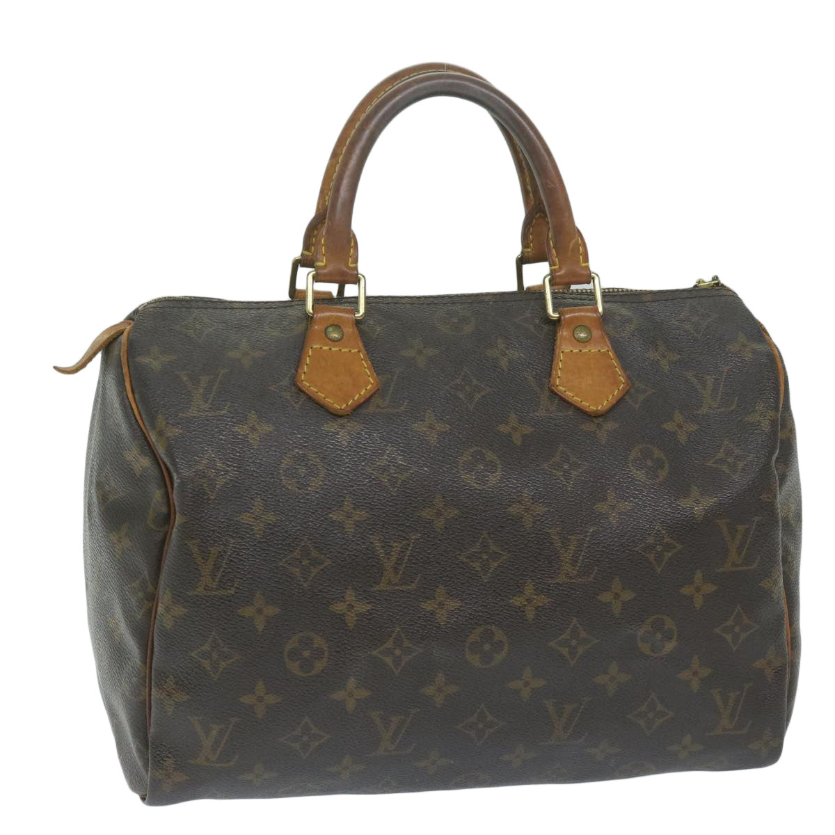 LOUIS VUITTON Monogram Speedy 30 Hand Bag M41526 LV Auth bs11347