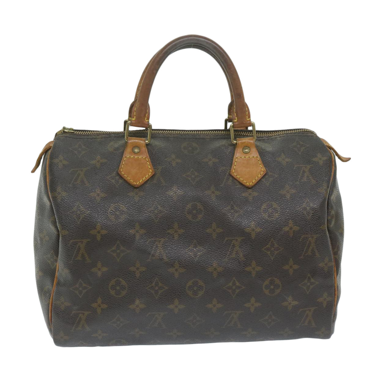 LOUIS VUITTON Monogram Speedy 30 Hand Bag M41526 LV Auth bs11347