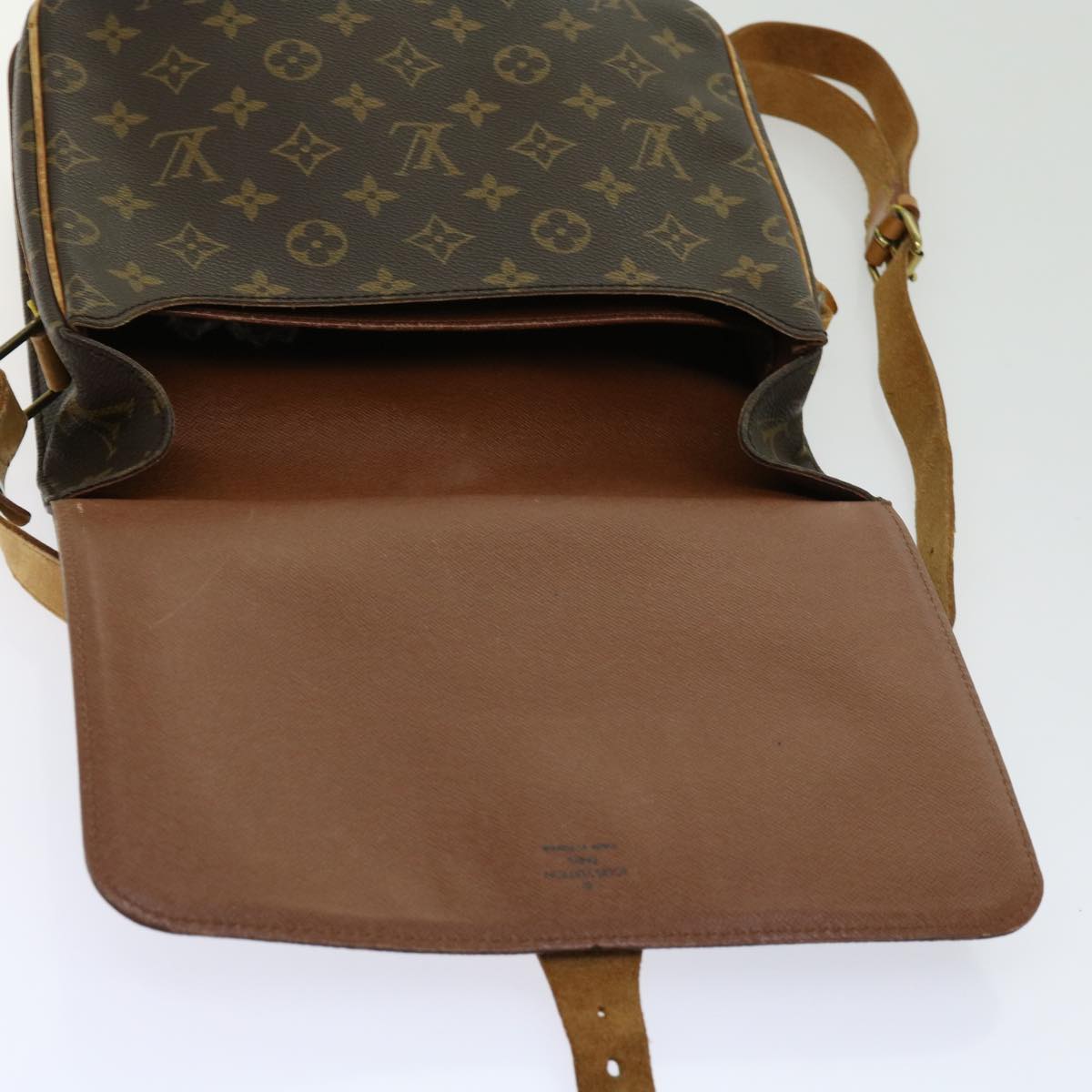 LOUIS VUITTON Monogram Cartouchiere GM Shoulder Bag M51252 LV Auth bs11361