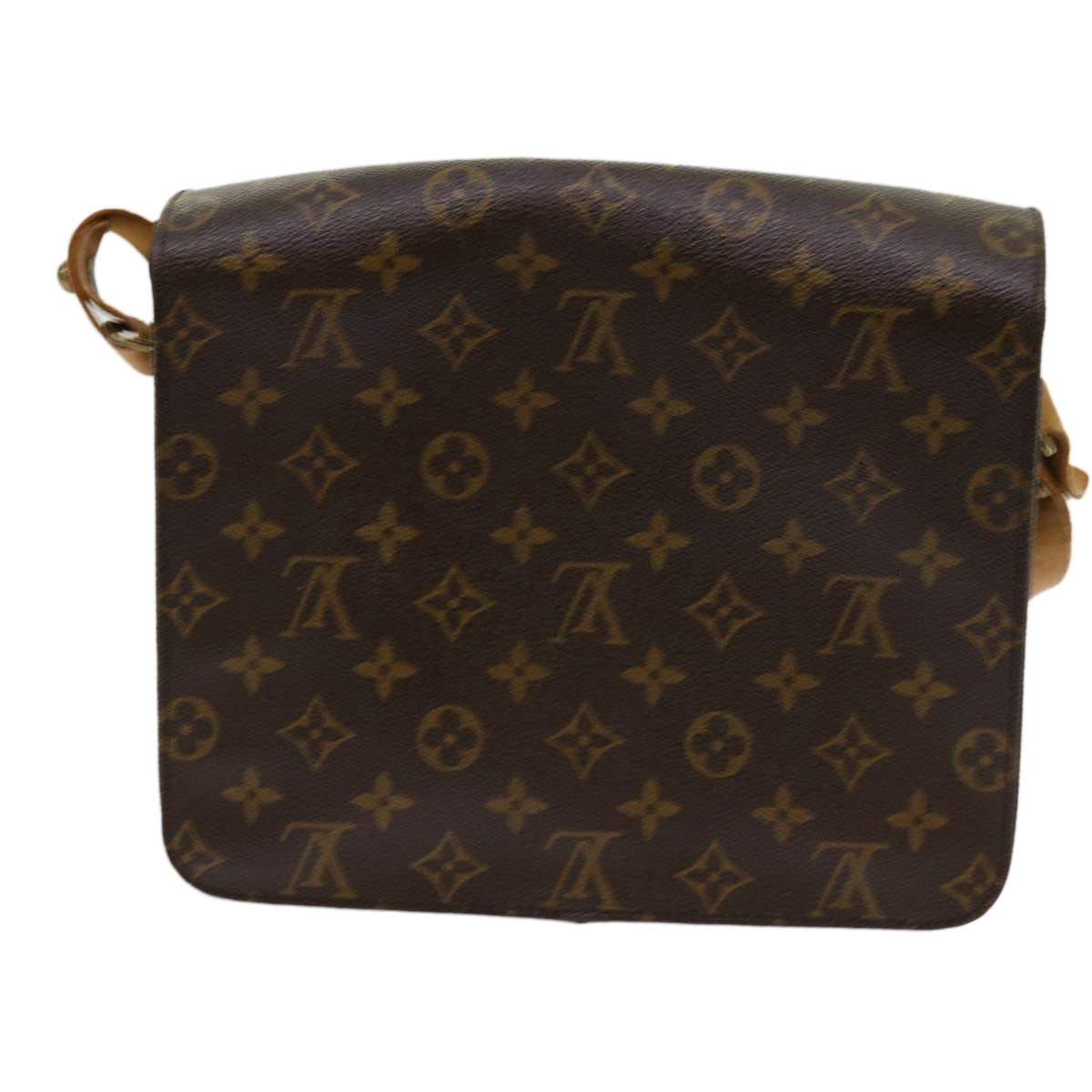 LOUIS VUITTON Monogram Cartouchiere GM Shoulder Bag M51252 LV Auth bs11361