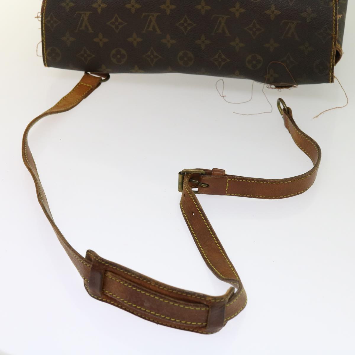 LOUIS VUITTON Monogram Gibeciere GM Shoulder Bag M42246 LV Auth bs11362