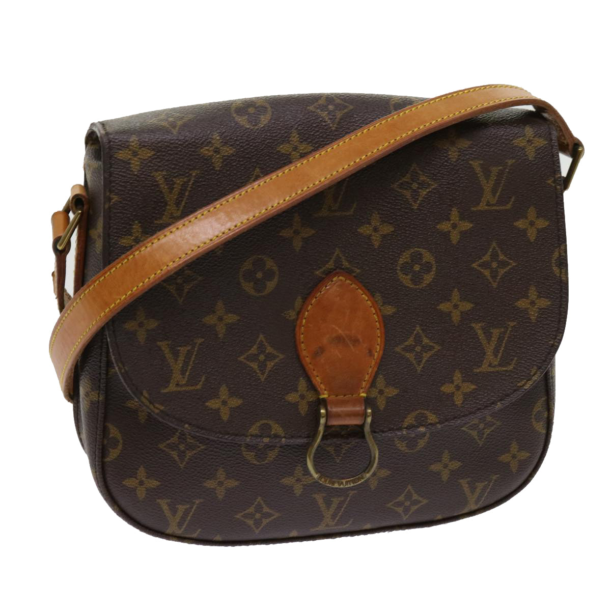 LOUIS VUITTON Monogram Saint Cloud GM Shoulder Bag M51242 LV Auth bs11365