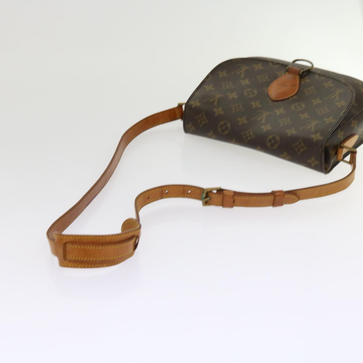 LOUIS VUITTON Monogram Saint Cloud GM Shoulder Bag M51242 LV Auth bs11365