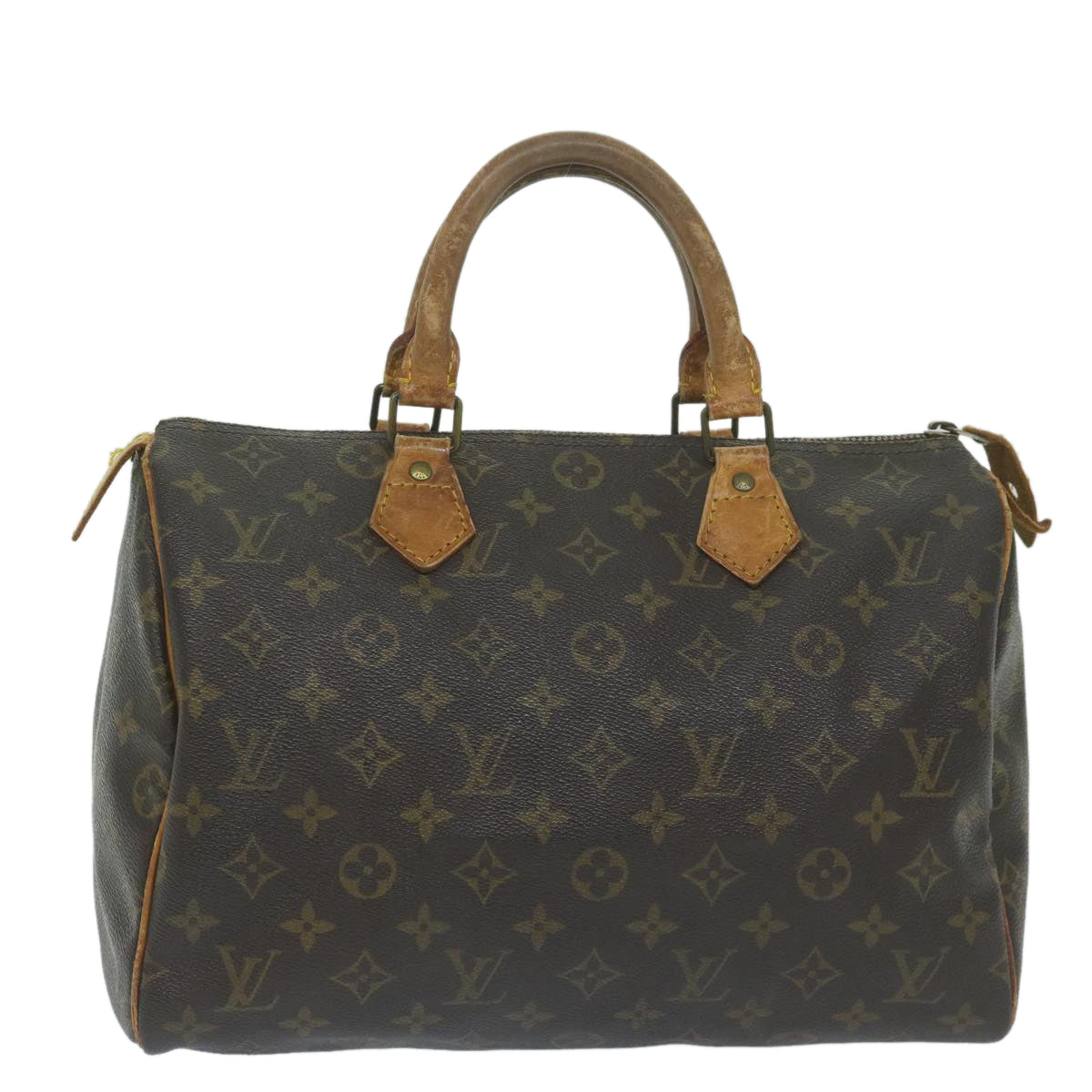 LOUIS VUITTON Monogram Speedy 30 Hand Bag M41526 LV Auth bs11374