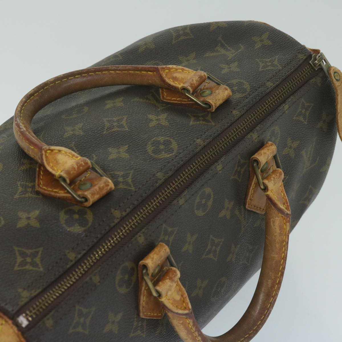 LOUIS VUITTON Monogram Speedy 30 Hand Bag M41526 LV Auth bs11374