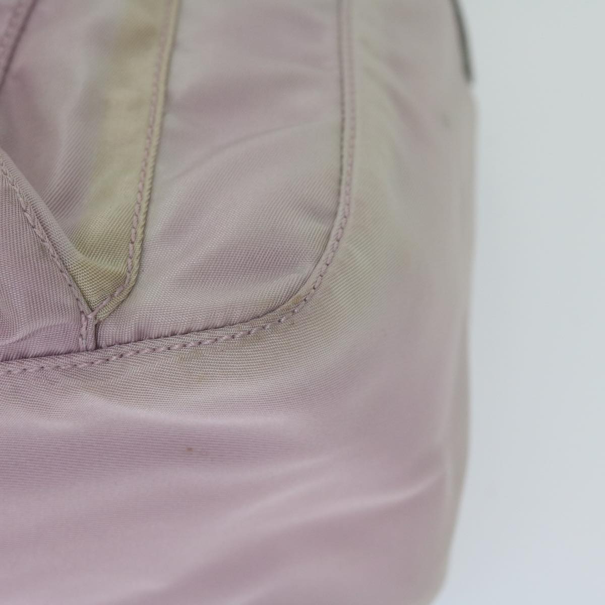 PRADA Shoulder Bag Nylon Pink Auth bs11377
