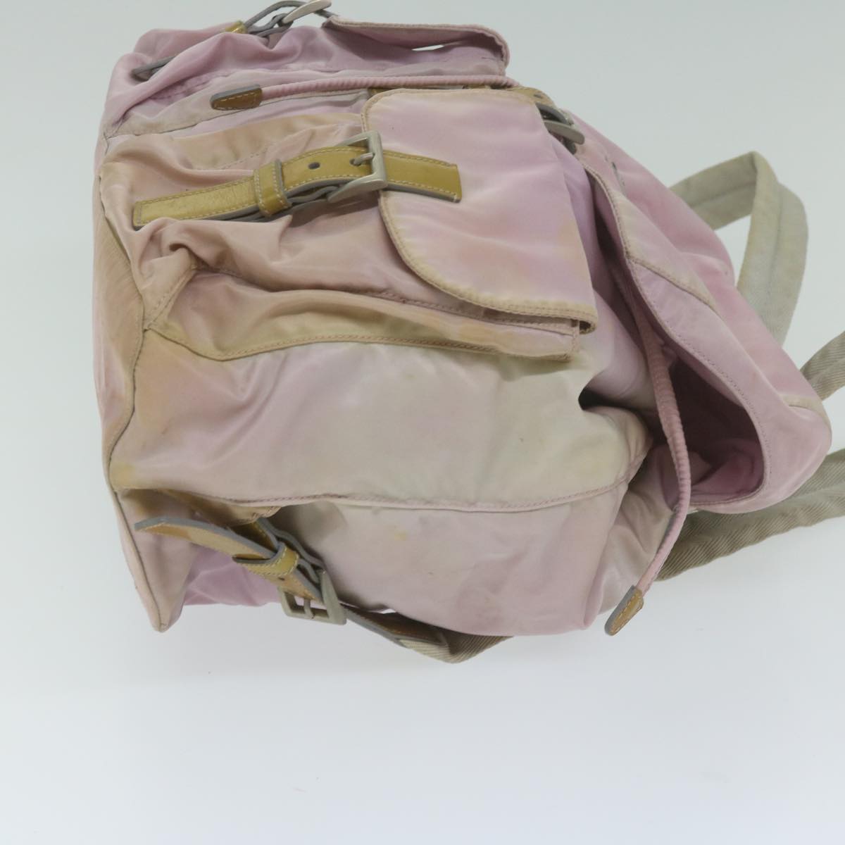 PRADA Backpack Nylon Pink Auth bs11394