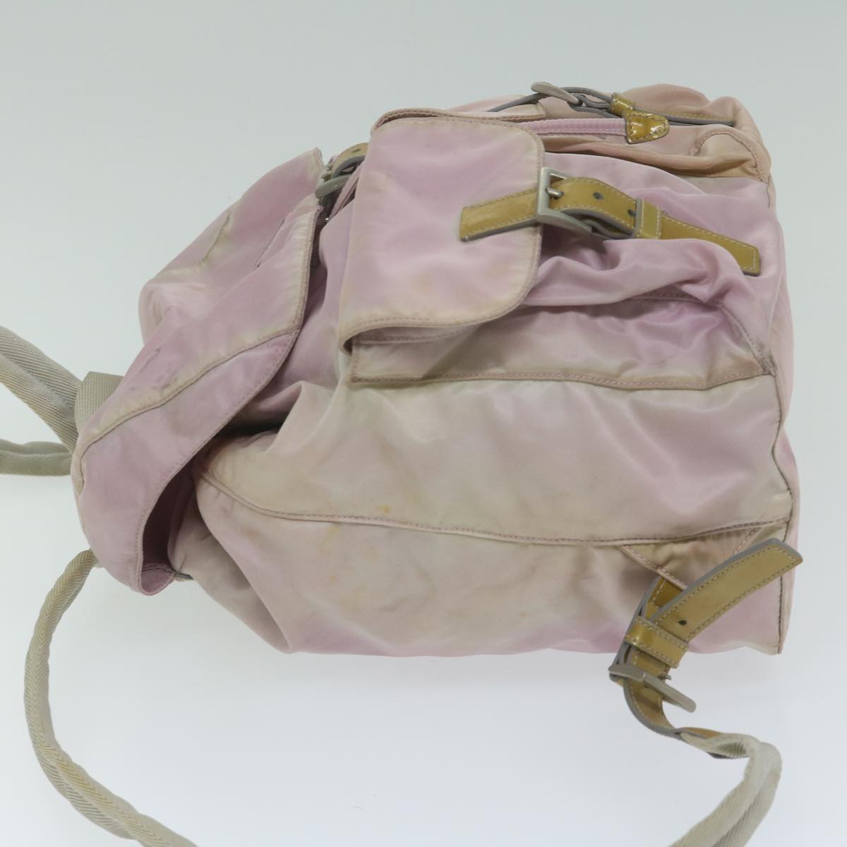 PRADA Backpack Nylon Pink Auth bs11394