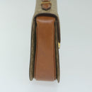 CELINE Macadam Canvas Hand Bag Beige Auth bs11411-5