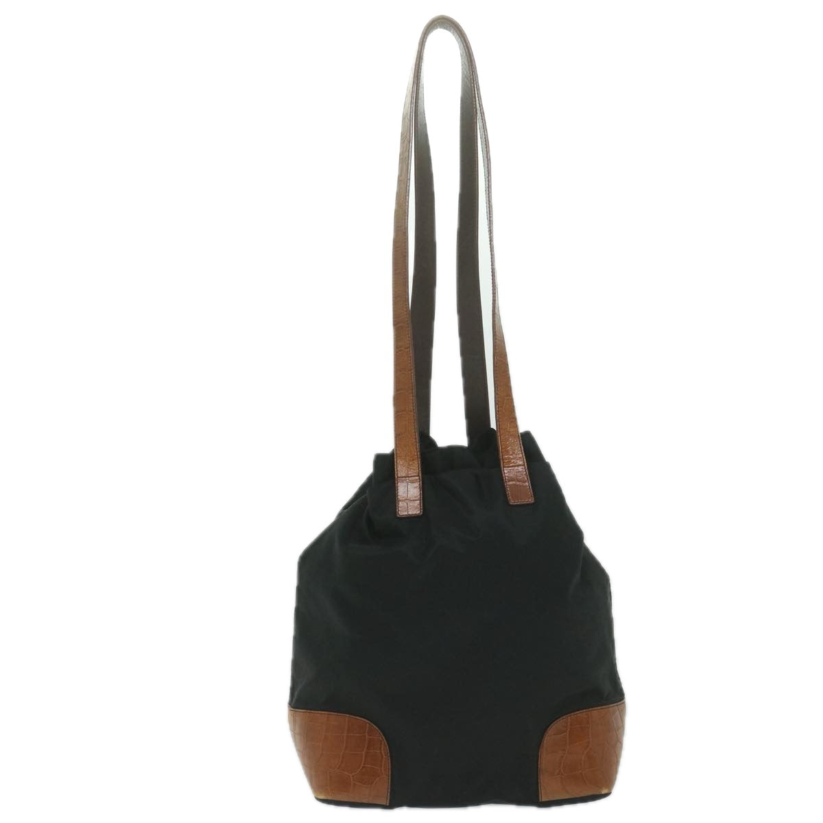 PRADA Tote Bag Nylon Black Auth bs11431 - 0