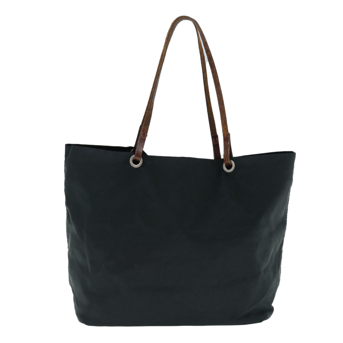 FENDI Tote Bag Nylon Black Auth bs11434 - 0