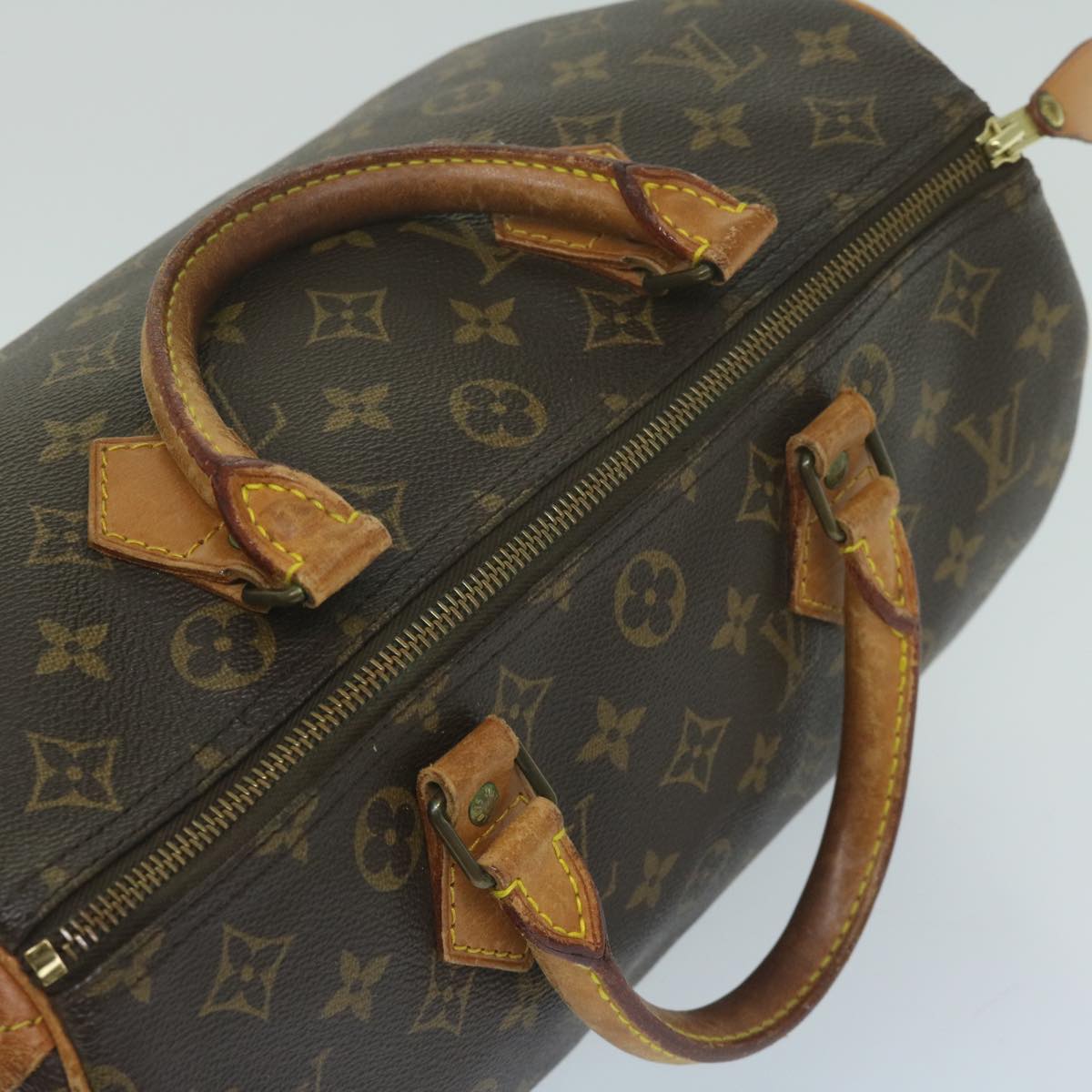 LOUIS VUITTON Monogram Speedy 30 Hand Bag M41526 LV Auth bs11443