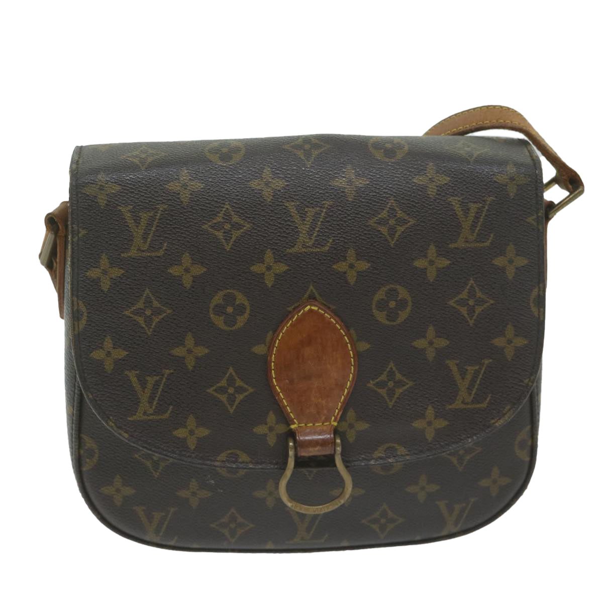 LOUIS VUITTON Monogram Saint Cloud GM Shoulder Bag M51242 LV Auth bs11495