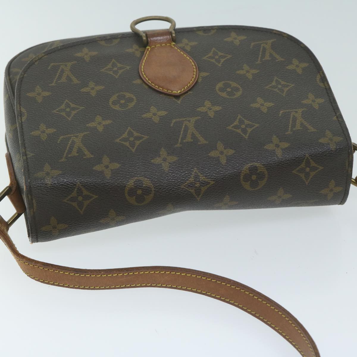 LOUIS VUITTON Monogram Saint Cloud GM Shoulder Bag M51242 LV Auth bs11495