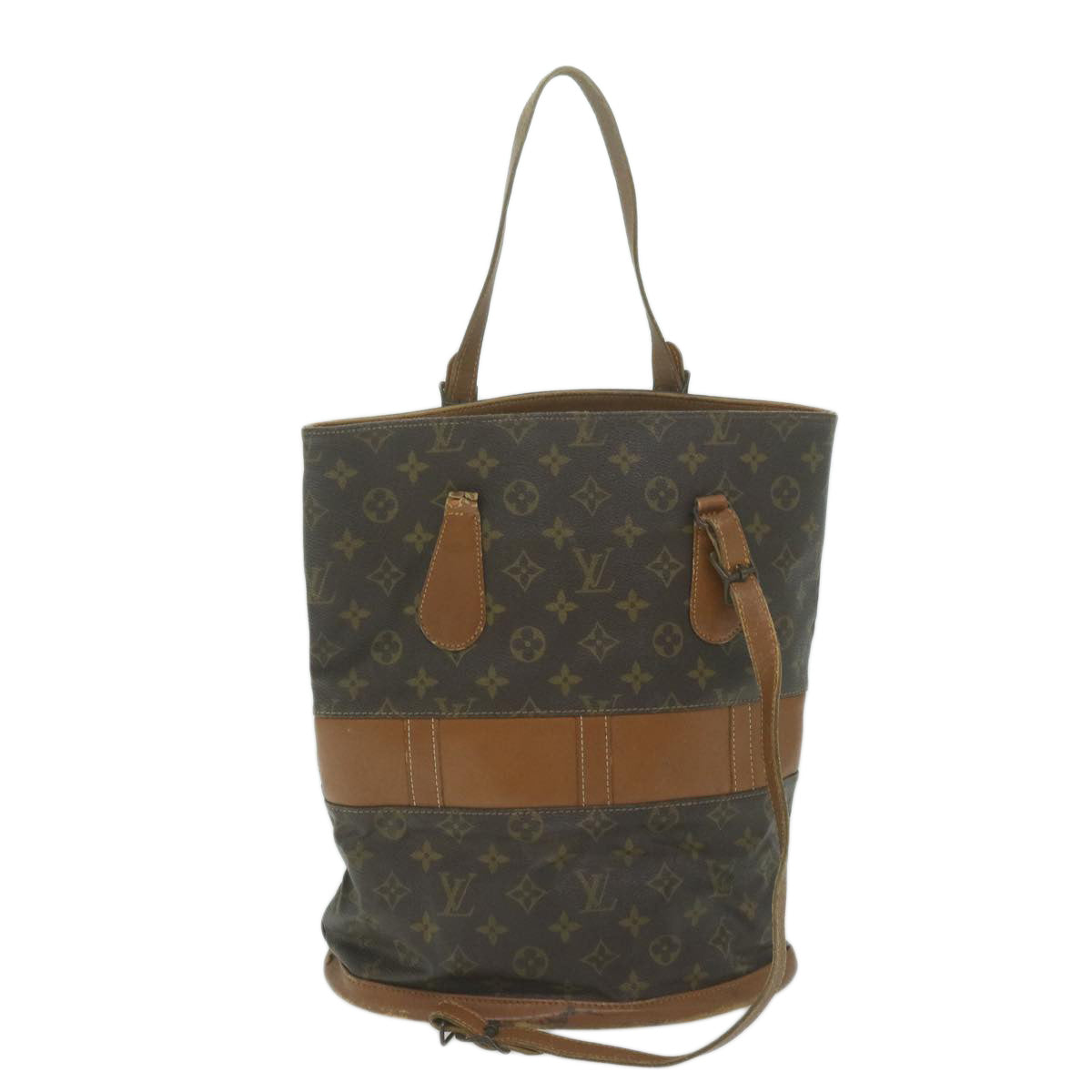 LOUIS VUITTON Monogram Bucket GM Shoulder Bag USA limited T42236 LV Auth bs11512