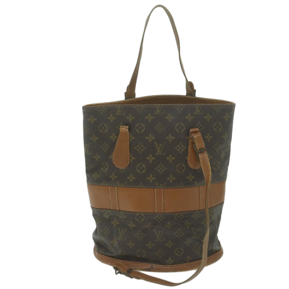 LOUIS VUITTON Monogram Bucket GM Shoulder Bag USA limited T42236 LV Auth bs11512