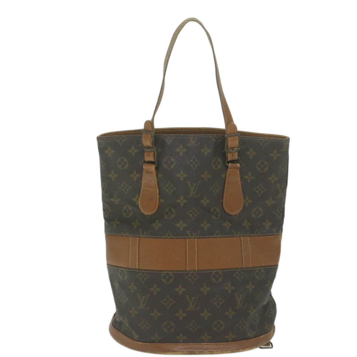 LOUIS VUITTON Monogram Bucket GM Shoulder Bag USA limited T42236 LV Auth bs11512