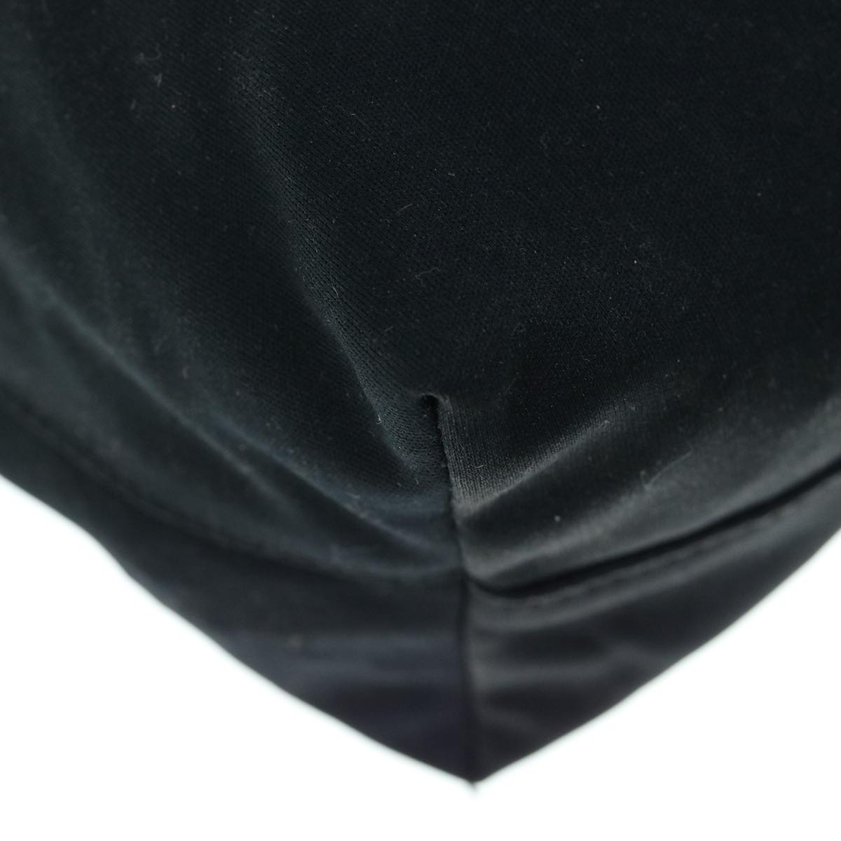 FENDI Shoulder Bag Nylon Black Auth bs11530