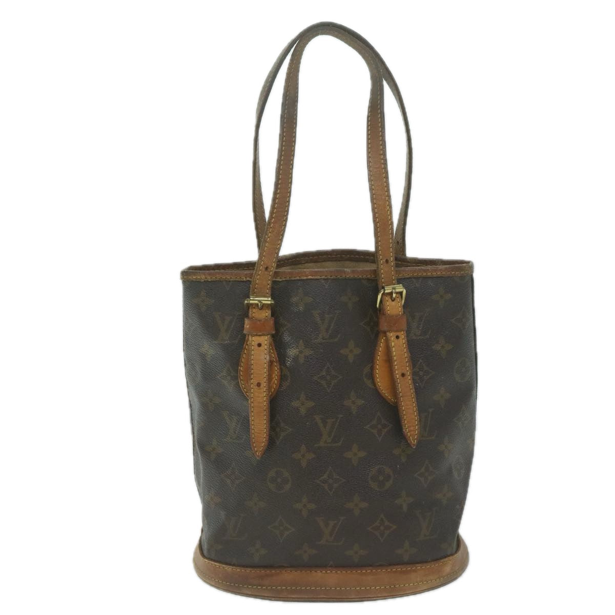 LOUIS VUITTON Monogram Bucket PM Shoulder Bag M42238 LV Auth bs11534 - 0