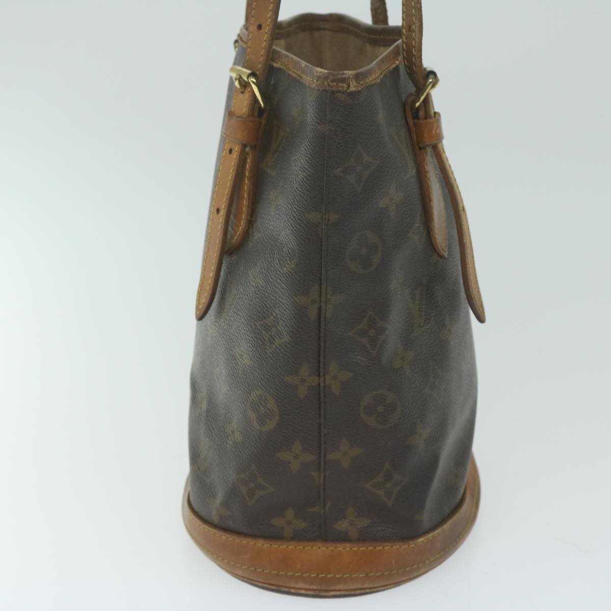 LOUIS VUITTON Monogram Bucket PM Shoulder Bag M42238 LV Auth bs11534