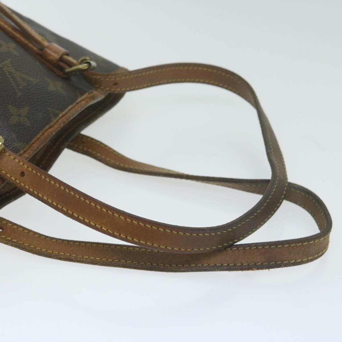 LOUIS VUITTON Monogram Bucket PM Shoulder Bag M42238 LV Auth bs11534