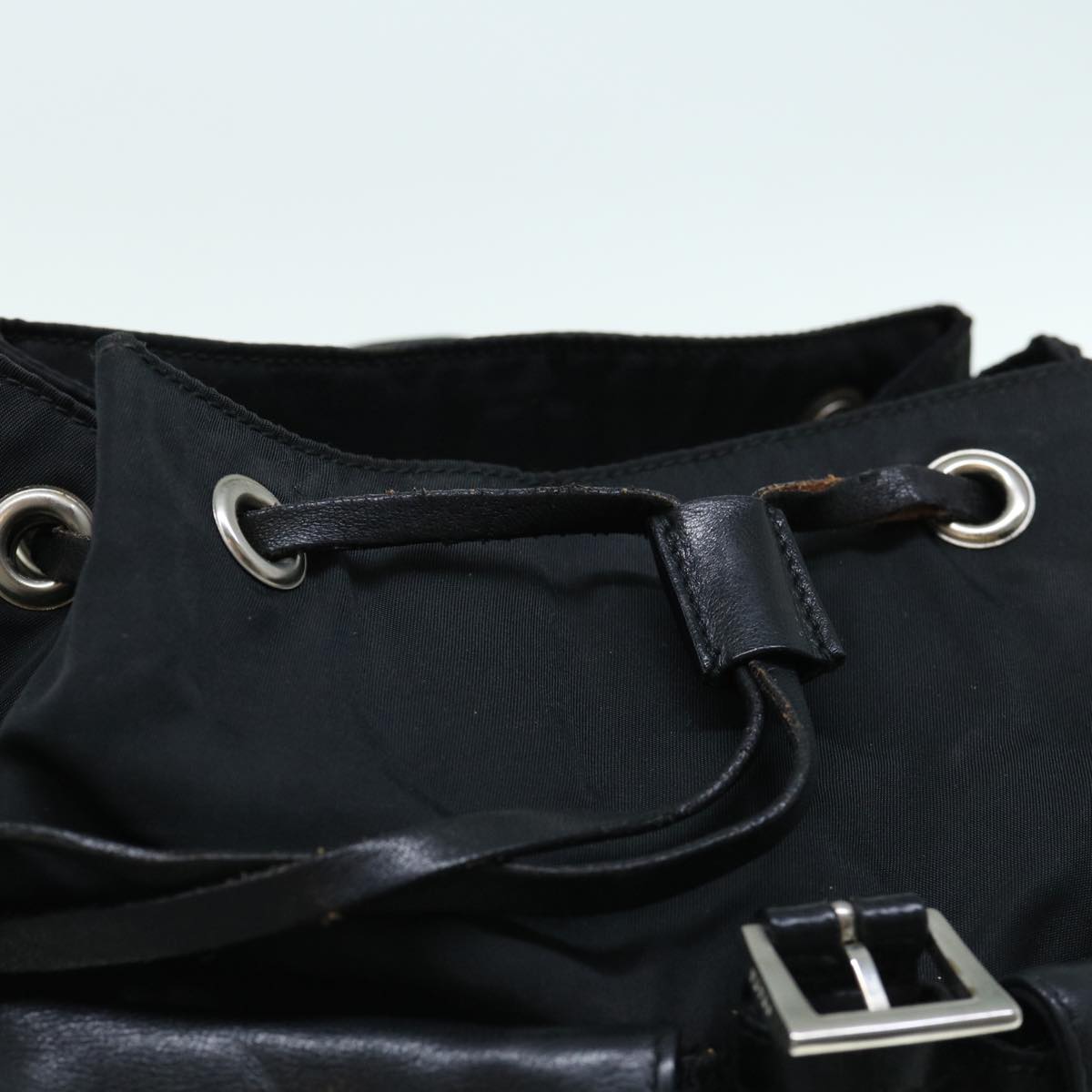 PRADA Backpack Nylon Black Auth bs11548