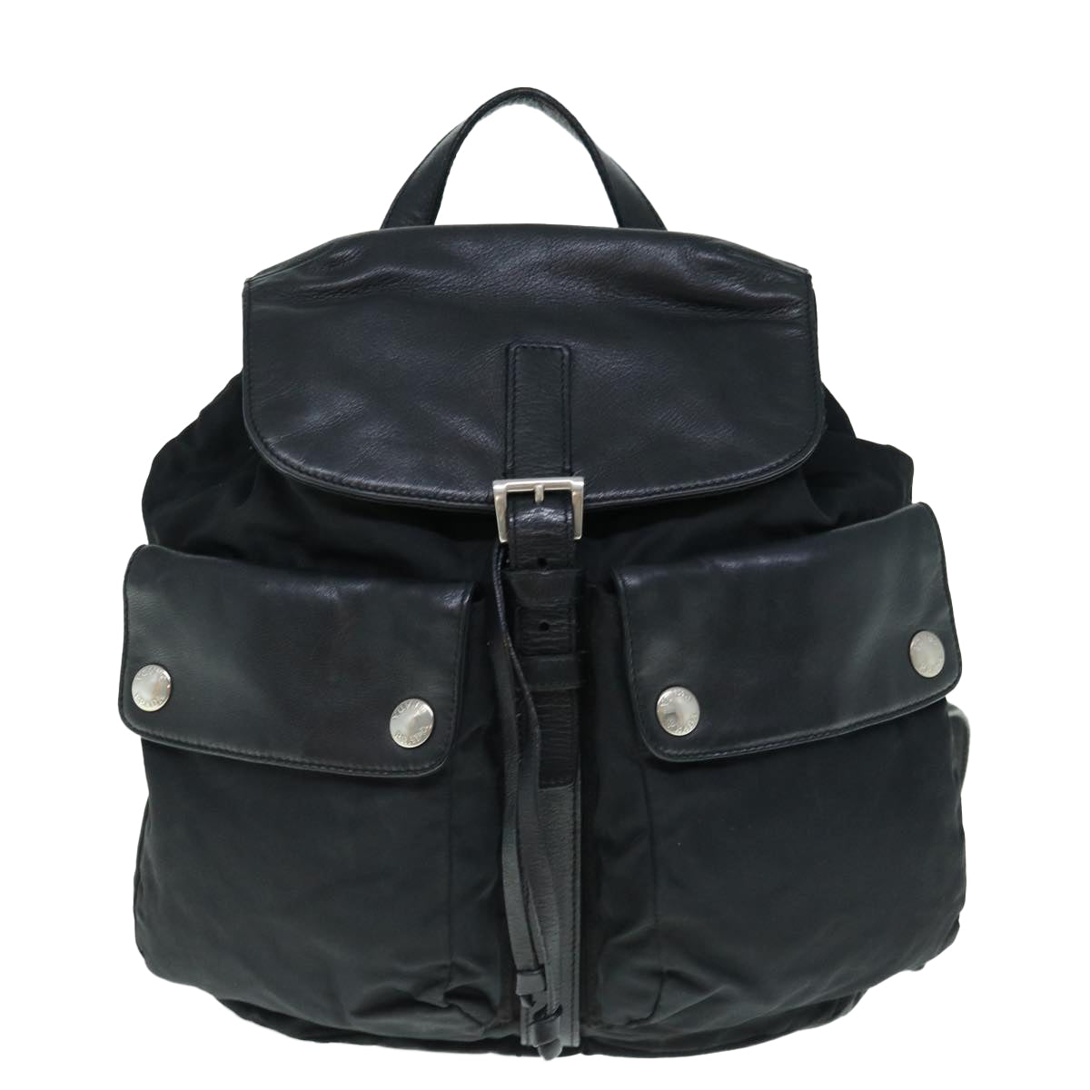 PRADA Backpack Nylon Black Auth bs11548