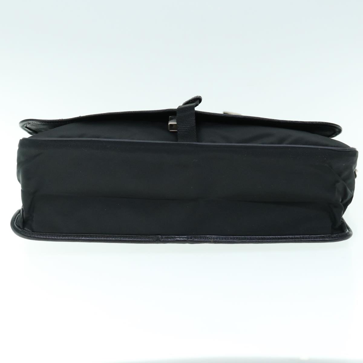 PRADA Shoulder Bag Nylon Black Auth bs11549