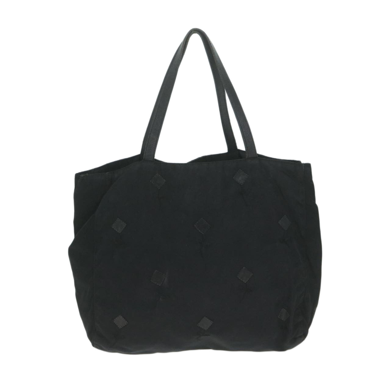 PRADA Tote Bag Nylon Black Auth bs11551 - 0