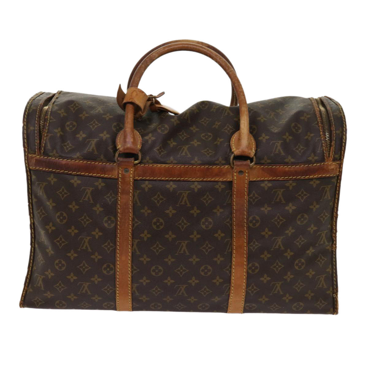 LOUIS VUITTON Monogram Sac Shan 55 Pet Carry M42020 LV Auth bs11574