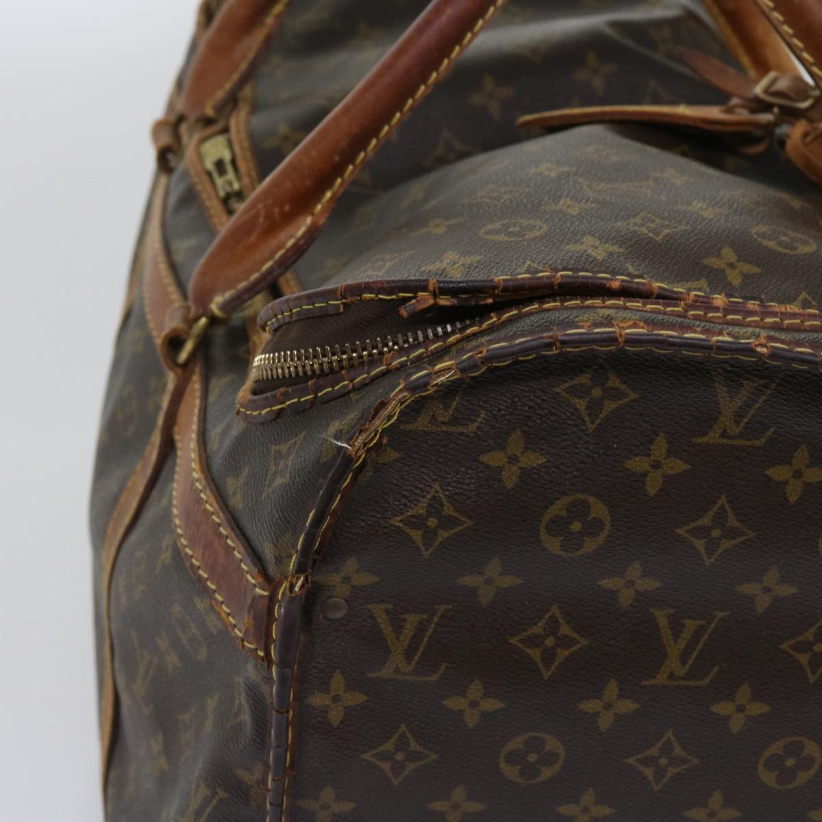 LOUIS VUITTON Monogram Sac Shan 55 Pet Carry M42020 LV Auth bs11574