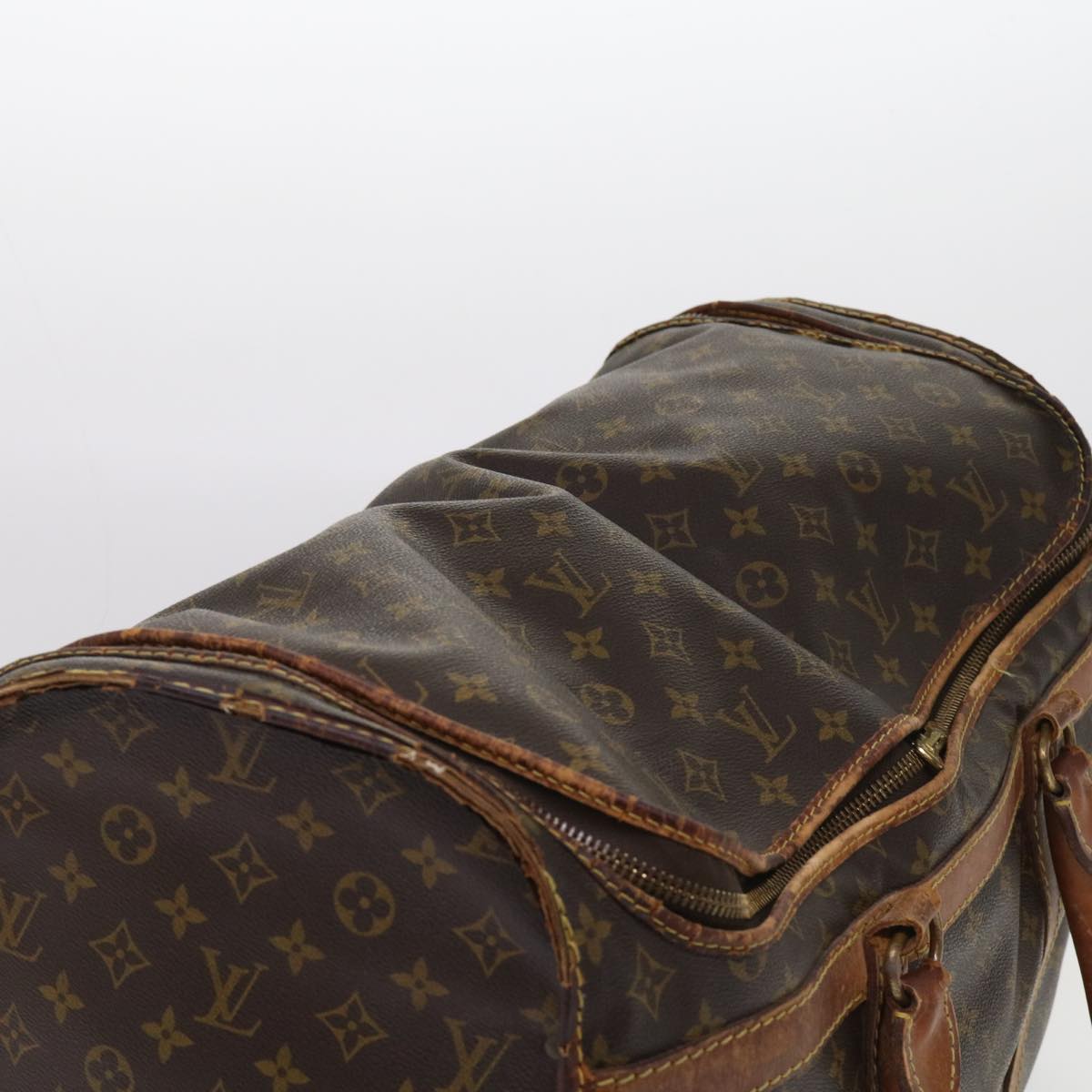 LOUIS VUITTON Monogram Sac Shan 55 Pet Carry M42020 LV Auth bs11574