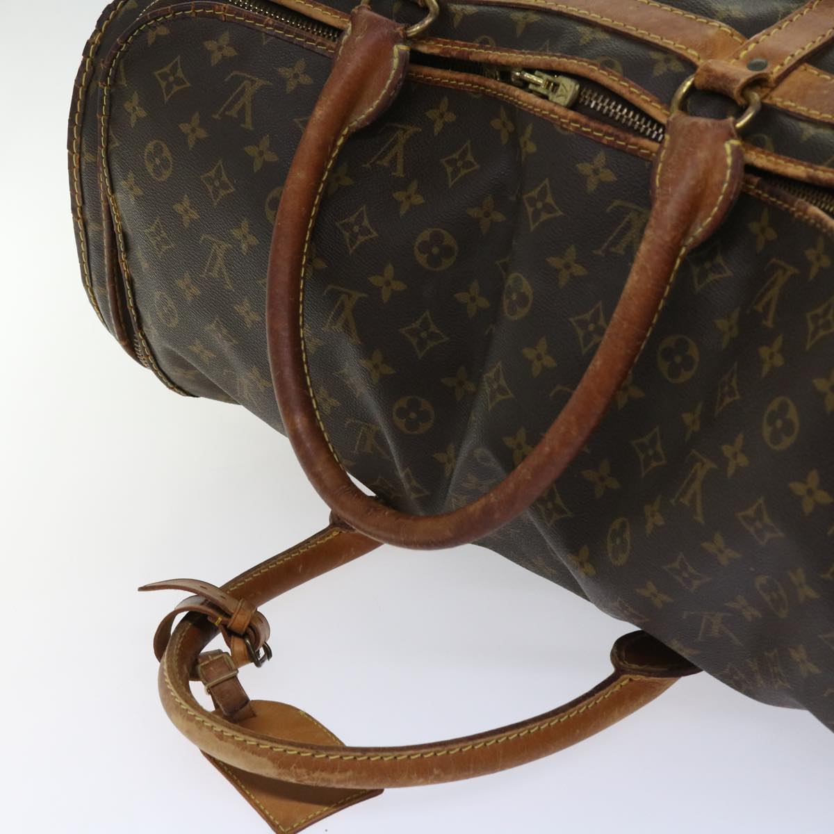 LOUIS VUITTON Monogram Sac Shan 55 Pet Carry M42020 LV Auth bs11574