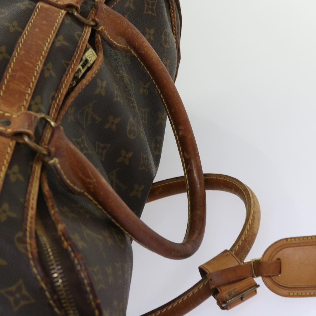 LOUIS VUITTON Monogram Sac Shan 55 Pet Carry M42020 LV Auth bs11574