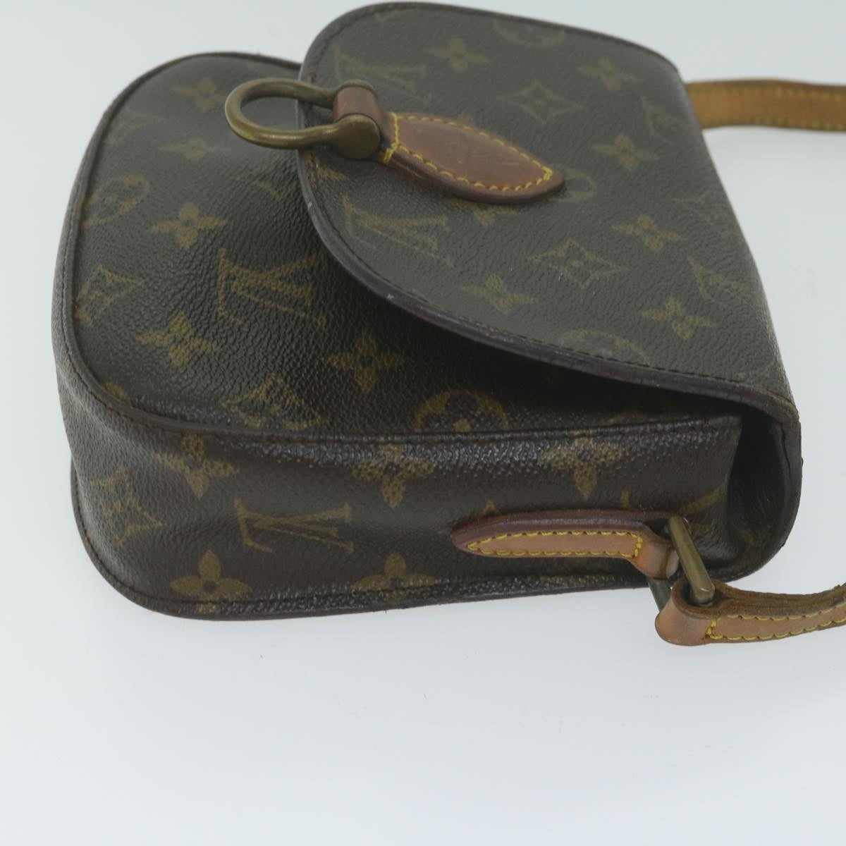 LOUIS VUITTON Monogram Saint Cloud PM Shoulder Bag M51244 LV Auth bs11582