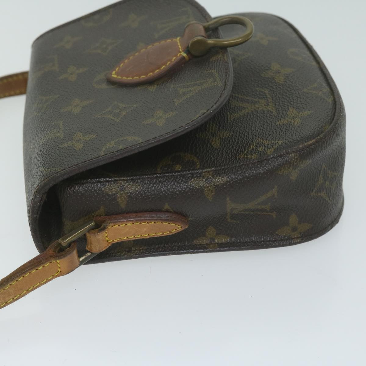 LOUIS VUITTON Monogram Saint Cloud PM Shoulder Bag M51244 LV Auth bs11582