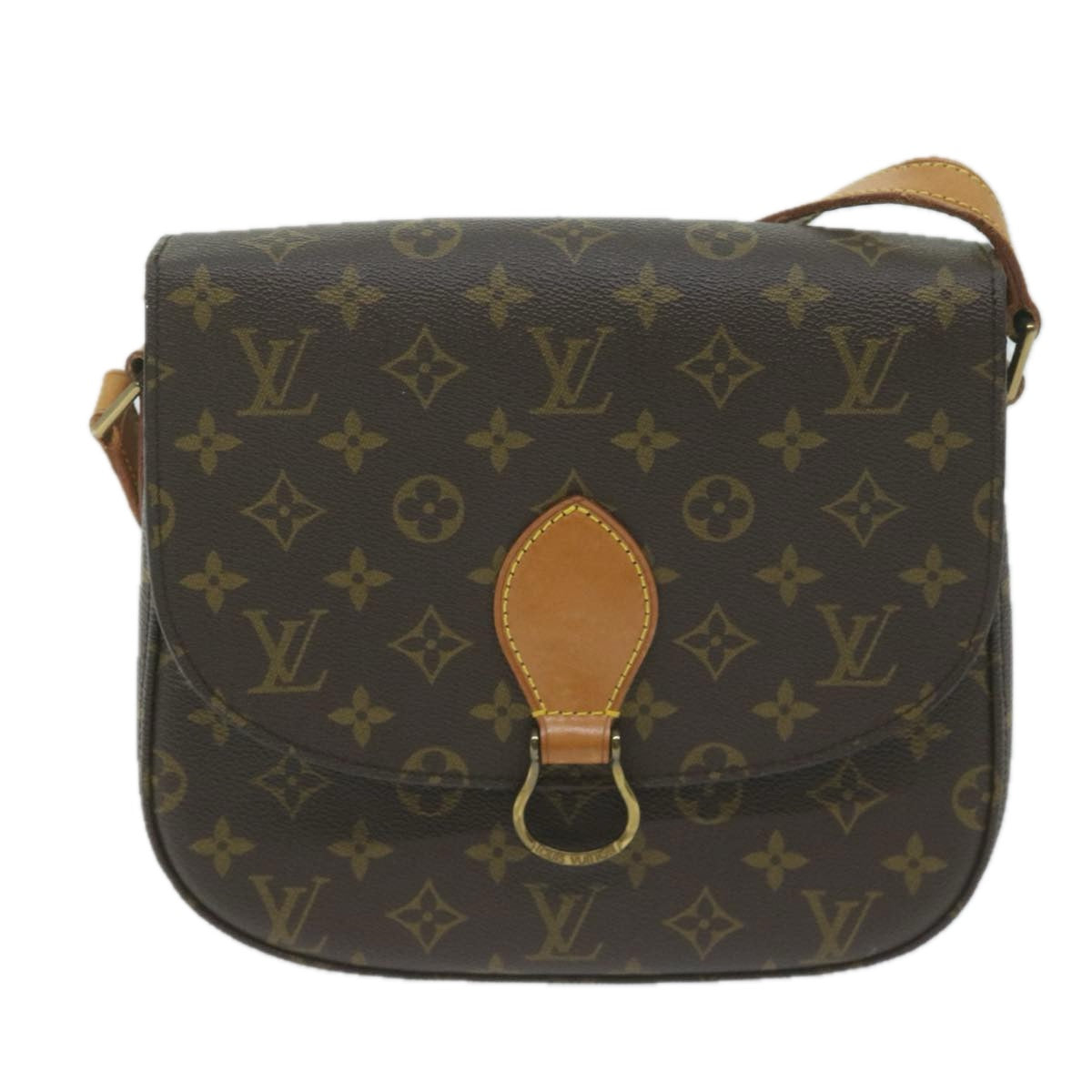 LOUIS VUITTON Monogram Saint Cloud GM Shoulder Bag M51242 LV Auth bs11583