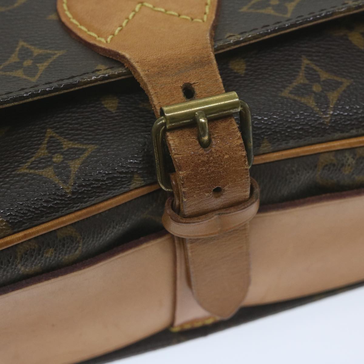 LOUIS VUITTON Monogram Cartouchiere GM Shoulder Bag M51252 LV Auth bs11587