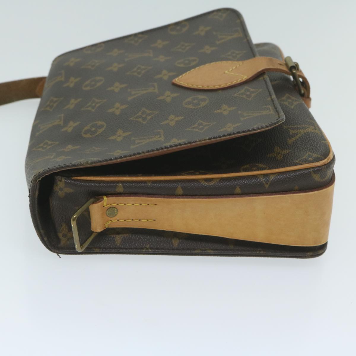 LOUIS VUITTON Monogram Cartouchiere GM Shoulder Bag M51252 LV Auth bs11587