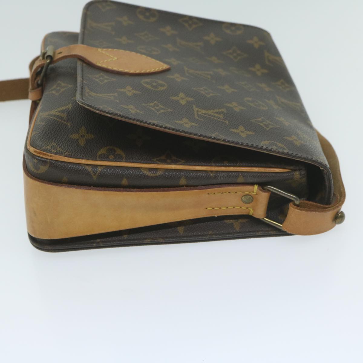 LOUIS VUITTON Monogram Cartouchiere GM Shoulder Bag M51252 LV Auth bs11587