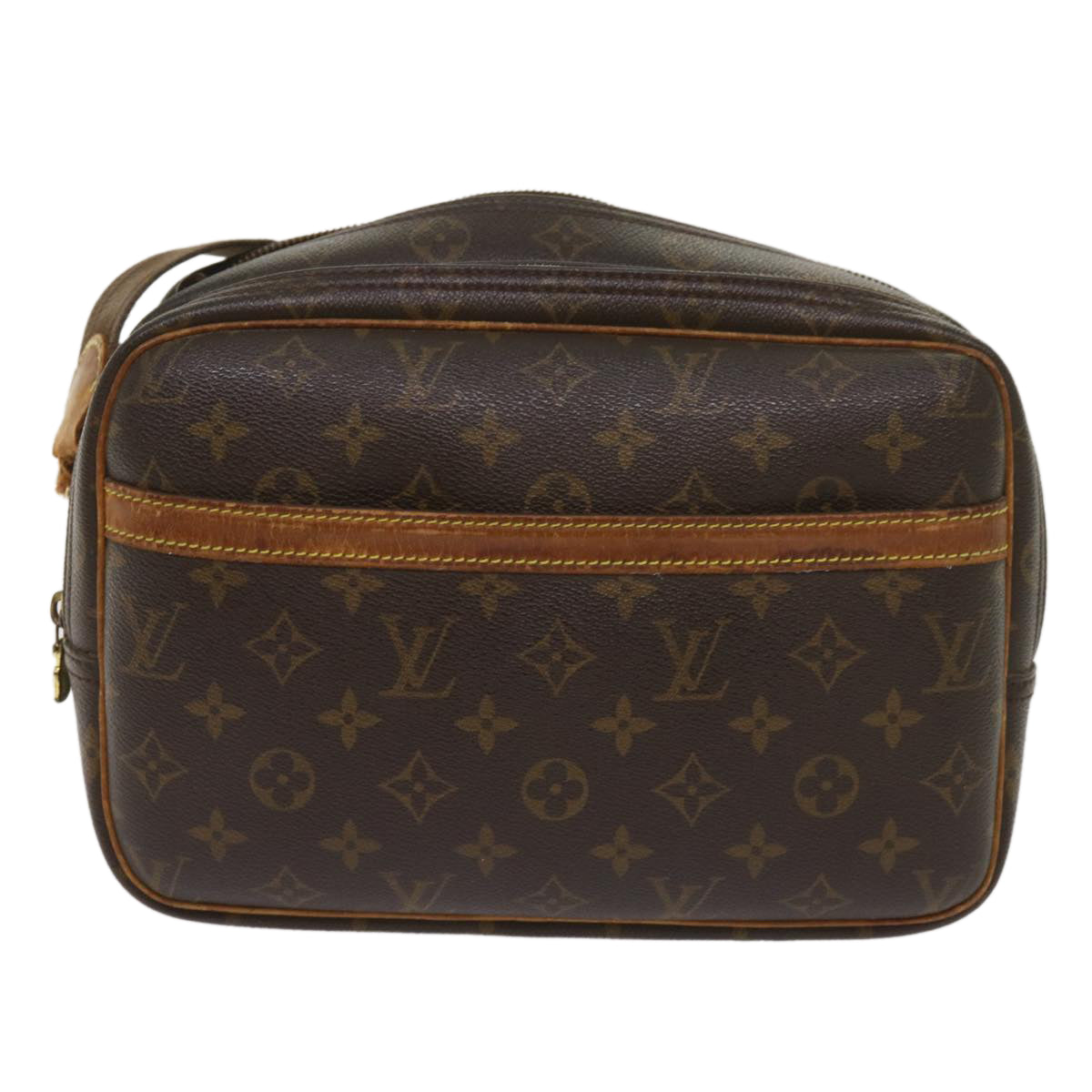 LOUIS VUITTON Monogram Reporter PM Shoulder Bag M45254 LV Auth bs11637