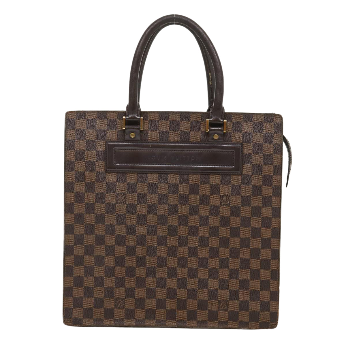 LOUIS VUITTON Damier Ebene Venice GM Hand Bag N51146 LV Auth bs1164