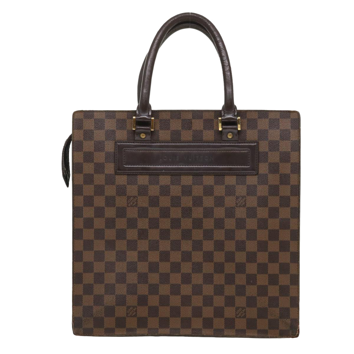 LOUIS VUITTON Damier Ebene Venice GM Hand Bag N51146 LV Auth bs1164