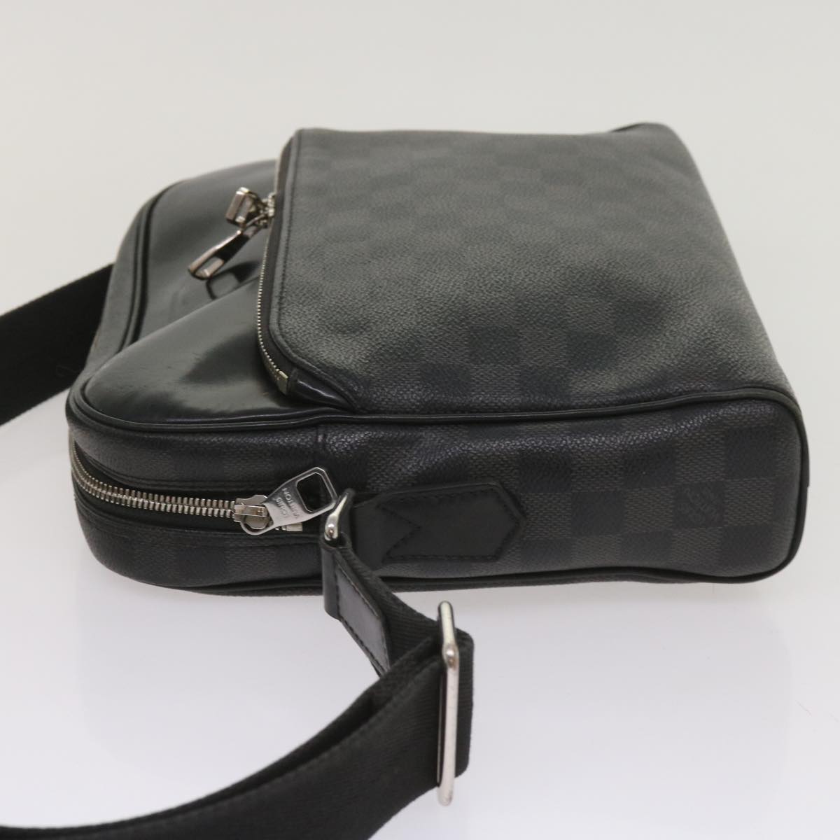 LOUIS VUITTON Damier Grafitte Dayton MM Shoulder Bag N41409 LV Auth bs11642