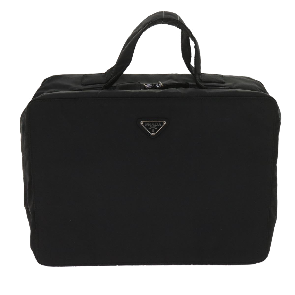 PRADA Hand Bag Nylon Black Auth bs11702 - 0