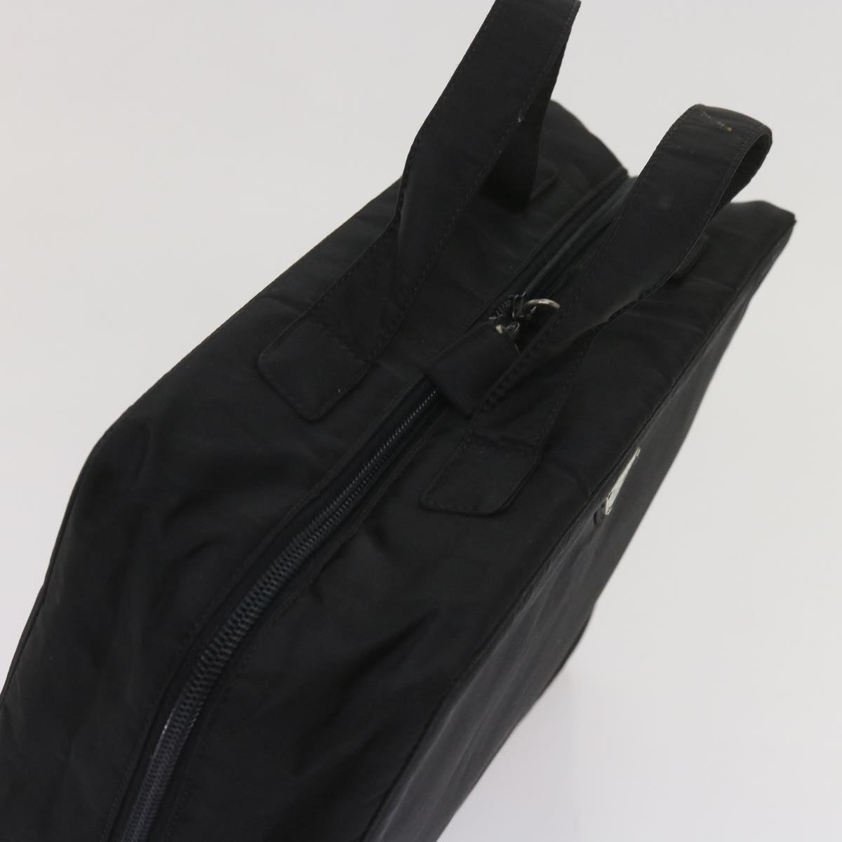 PRADA Hand Bag Nylon Black Auth bs11702