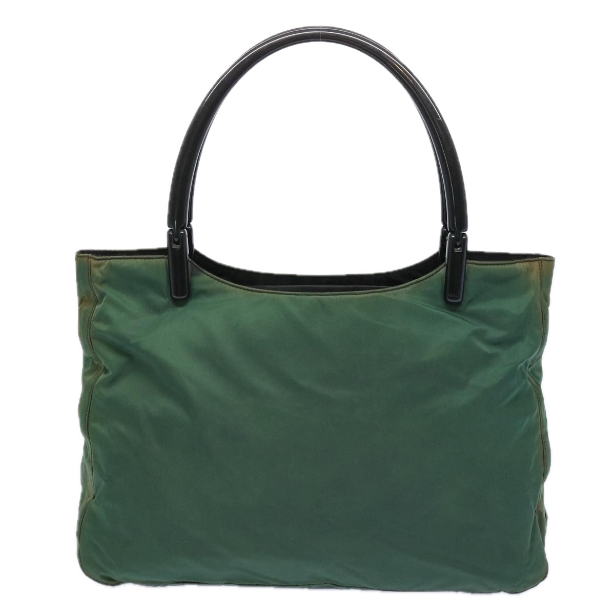 PRADA Shoulder Bag Nylon Green Auth bs11714