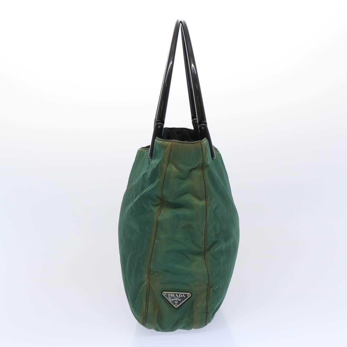 PRADA Shoulder Bag Nylon Green Auth bs11714