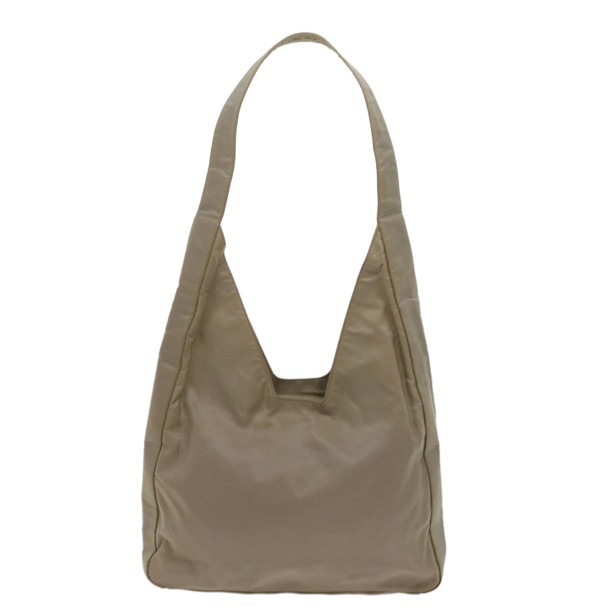 PRADA Shoulder Bag Nylon Gray Auth bs11729 - 0